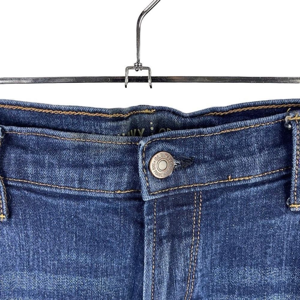 Old Navy Straight Jeans 12 Short Women’s Dark Wash Pre-Owned [#2935] - Picture 4 of 6